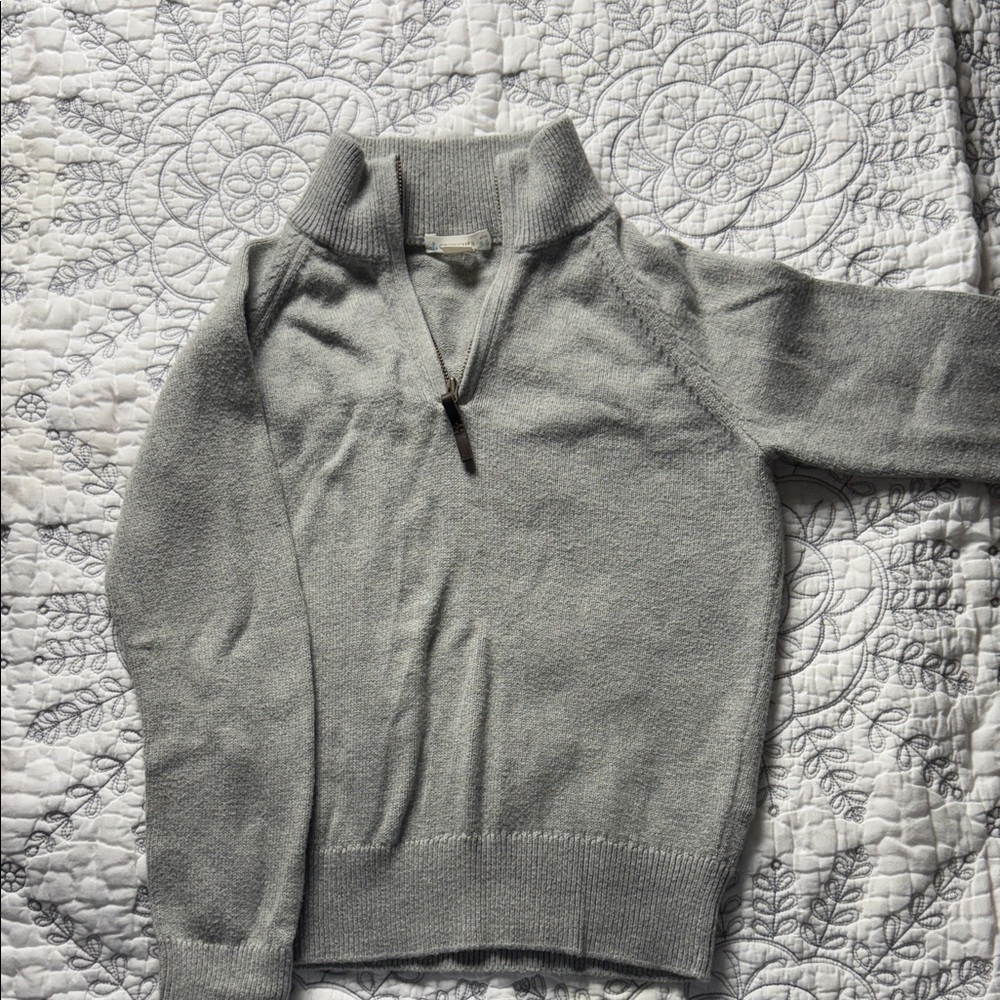 Crewcuts Light Gray Knit Sweater